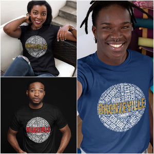 BRONZEVILLE WORD CLOUD T-SHIRT