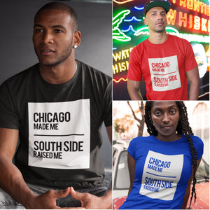 CHICAGO MADE SOUTH SIDE RAISED T-SHIRT (SQUARE)