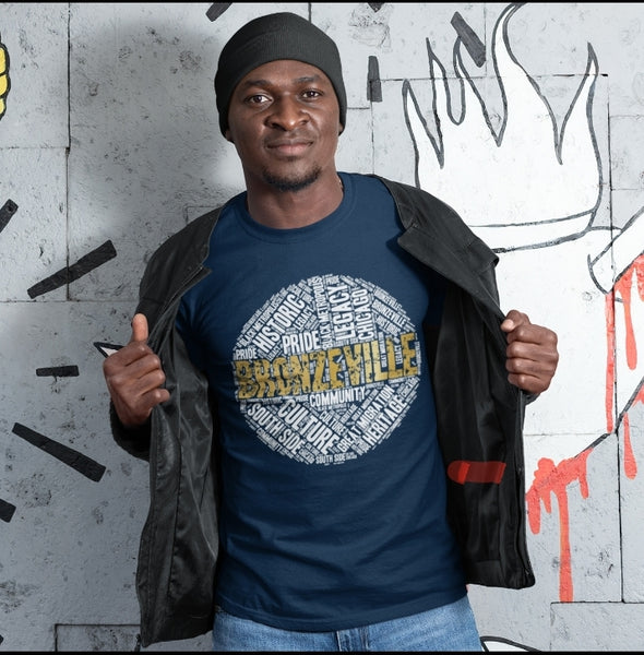 BRONZEVILLE WORD CLOUD T-SHIRT