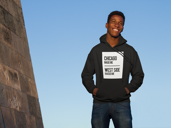 CHICAGO MADE WEST SIDE RAISED HOODIE (SQUARE)