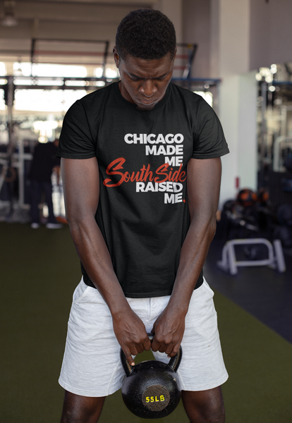 CHICAGO MADE SOUTH SIDE RAISED T-SHIRT (SCRIPT)