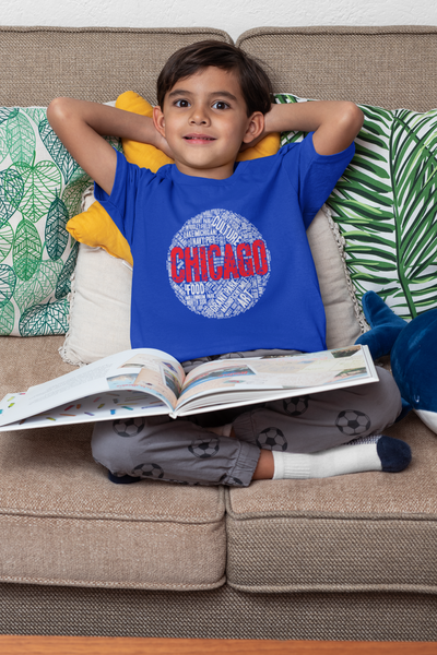 KIDS CHICAGO WORD CLOUD T-SHIRT